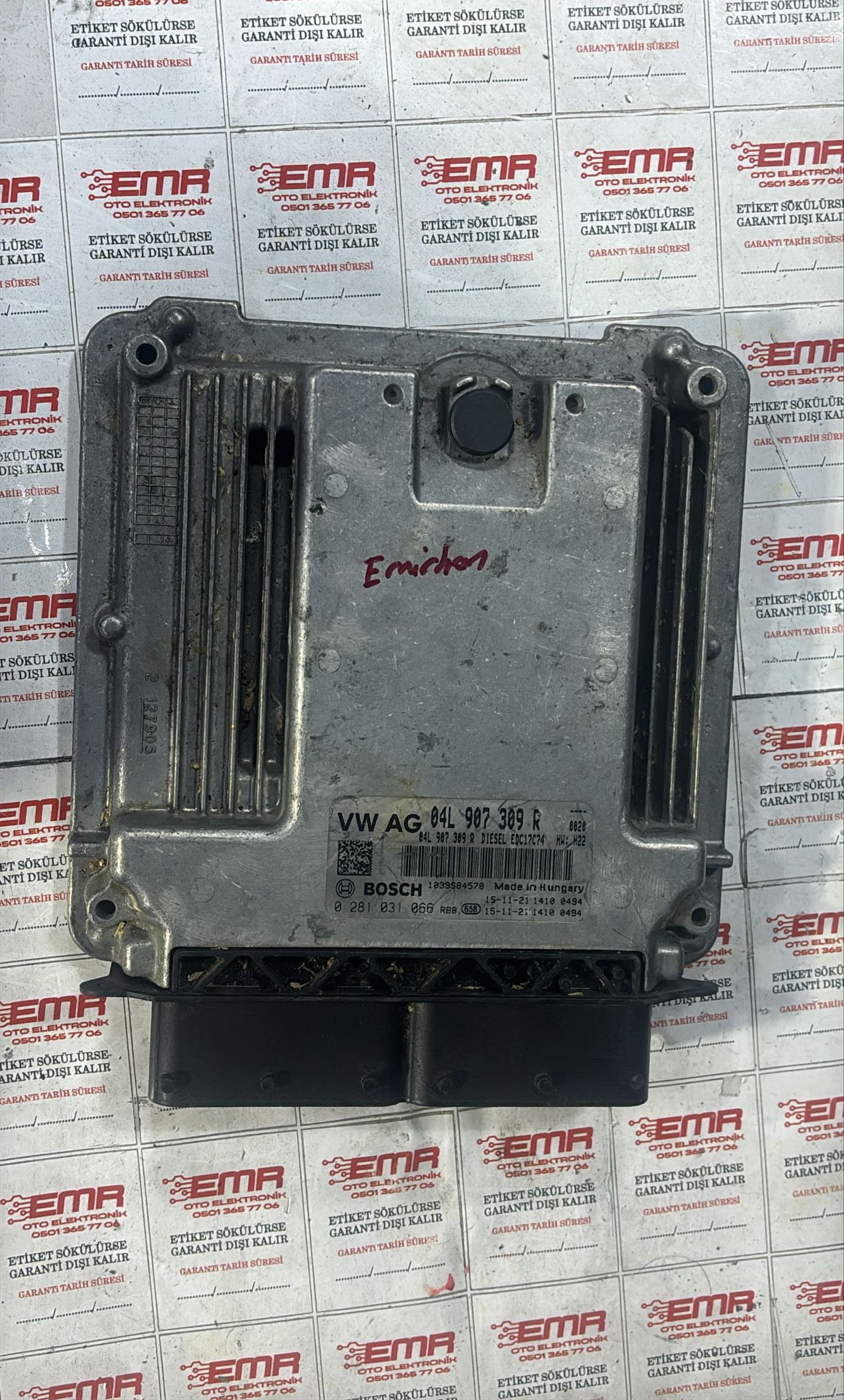 VOLKSWAGEN PASSAT GOLF 2.0 TDİ MOTOR BEYNİ 0 281 031 066